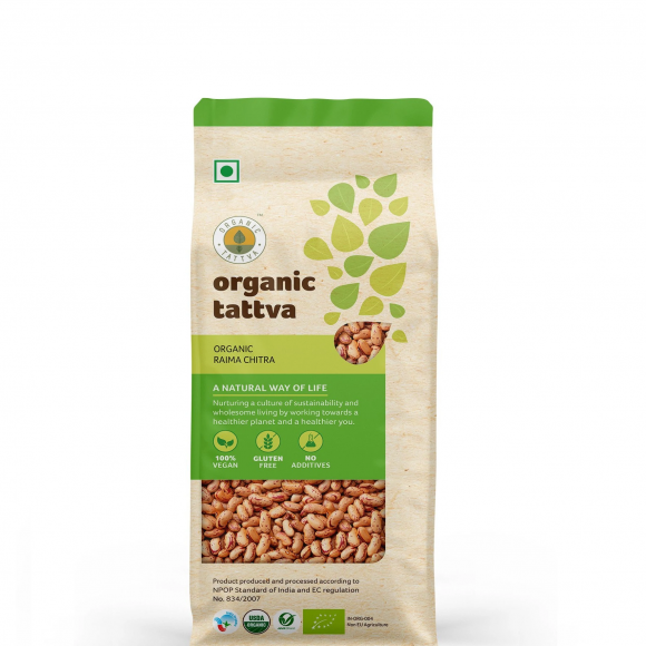 Organic Tattva: Organic Rajma Chitra 500g